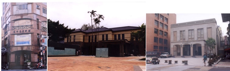 由左至右依序為李澤藩美術館/新竹市玻璃工藝博物館/新竹市立影像博物館。清寰管理顧問有限公司提供