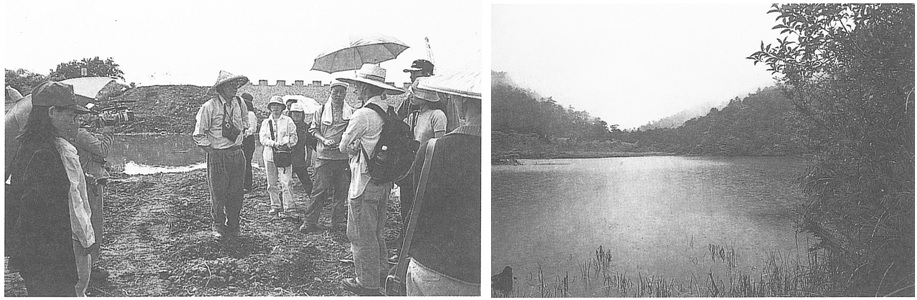 左圖為「淇武蘭遺址」田野踏查/右圖為鴛鴦湖自然保留區。蘭陽博物館提供