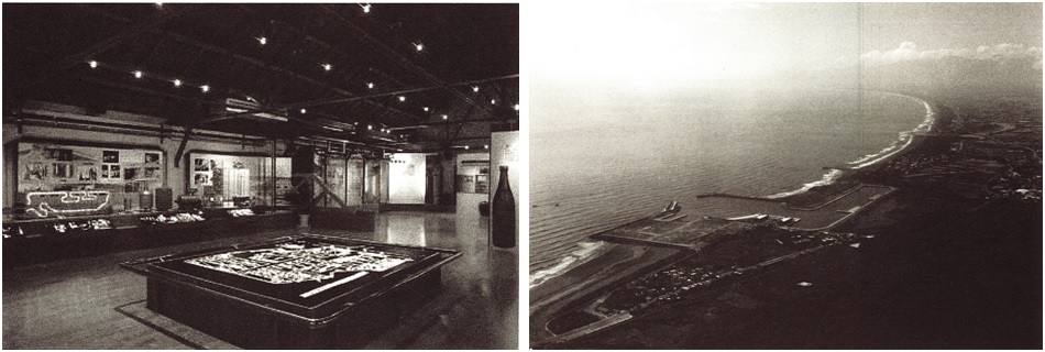 左圖為甲子蘭博物館/右圖為蘭博基地俯瞰圖。