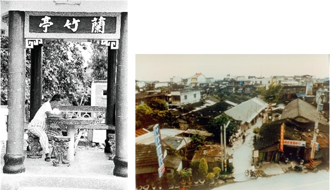 左圖：蘭竹新村為安置榮民轉業所形成的聚落。（施煥沖提供） / 右圖：改建前的大鵬新村。（王珩提供）