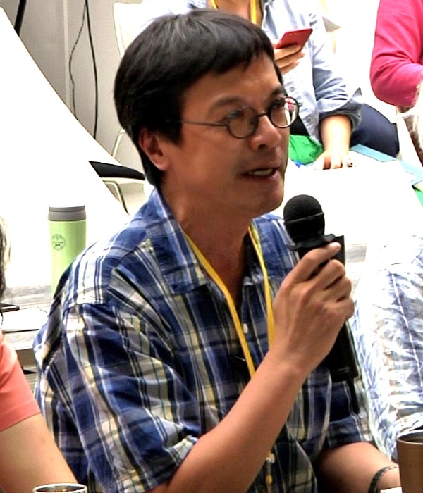 陳永興建築師於2017年5月5日參加「宜蘭空間三十-第三次座談會」談話照片。 (蘭陽博物館 提供)