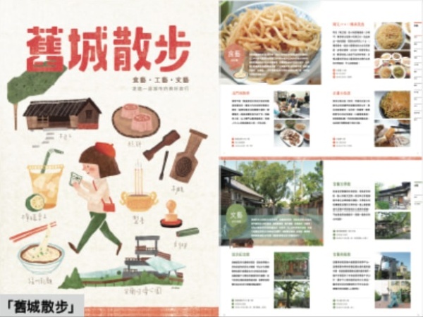 《舊城散步》地圖小書。