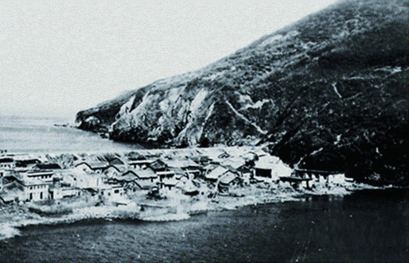 圖九，龜山島早期聚落的分布情形。（來源：中國時報103.01.29）