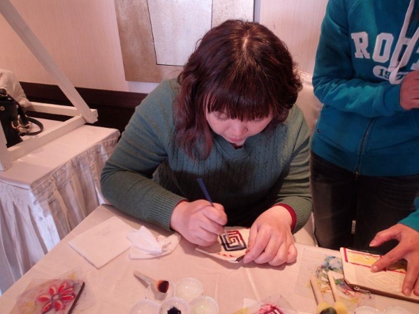 圖四，東森海洋溫泉酒店「噶瑪蘭文化主題館」展示與體驗活動風景(四)。(記者鄧志貞 攝)