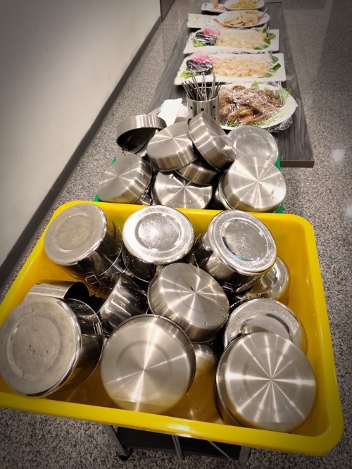 圖4：工作坊午餐使用環保便當盒與餐具。