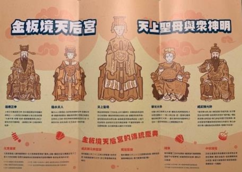 圖25：金板境天后宮摺頁(二)。（來源：黃貞燕 攝）