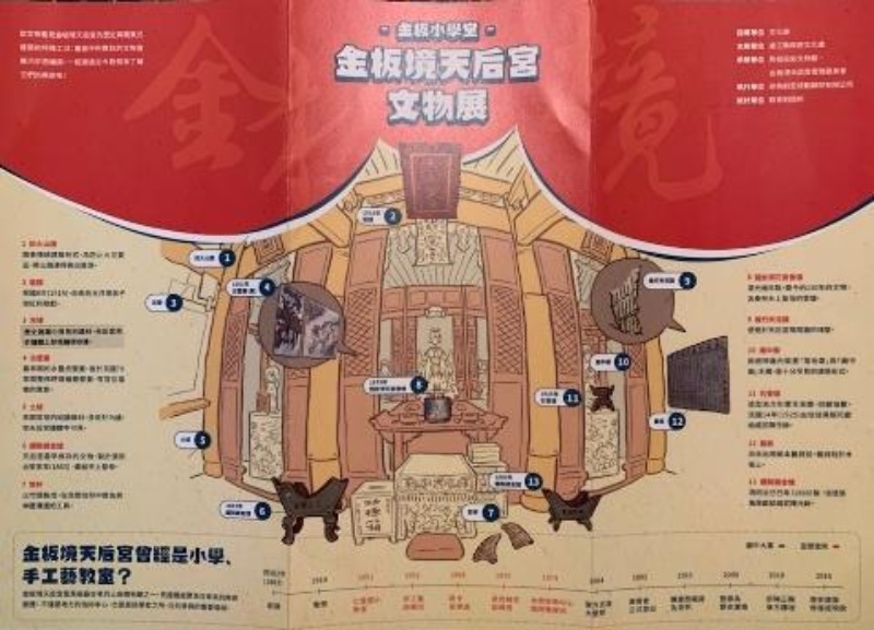 圖24：金板境天后宮摺頁(一)。（來源：黃貞燕 攝）