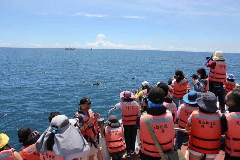 圖7：蘭陽博物館近年著重海洋教育推動，圖為暑期高中生鯨豚解說培力營隊。