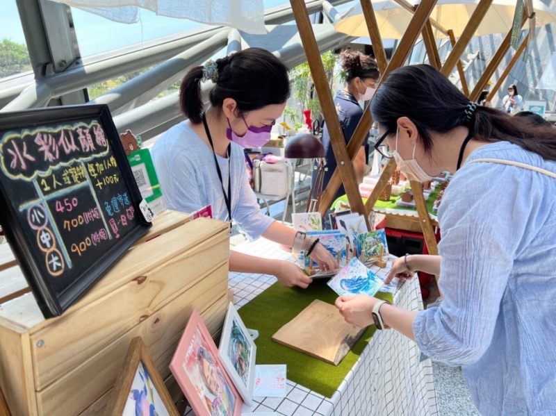 圖8：每到暑假舉辦友善市集，擴大環教推動。