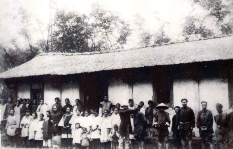 圖5：馬偕 (G. L. Mackay) 牧師在宜蘭傳教行醫舊照，淡江中學校史館提供。