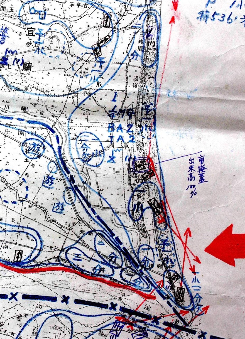 圖4：公館地區之<雷神部隊陣地編成要圖>局部。