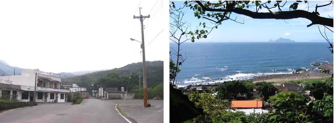 左圖：外隆林聚落一景（圖片來源：林正芳提供） / 右圖：遠眺石城聚落（圖片來源：林正芳提供）