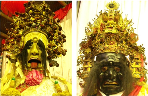 左圖：謝將軍 / 右圖：范將軍