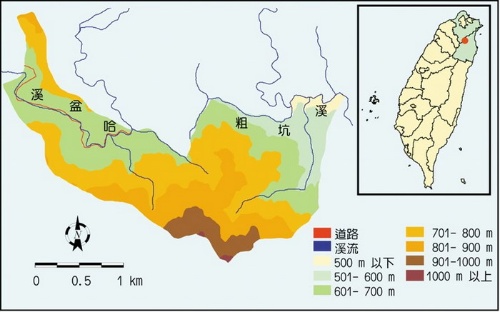 哈盆自然保留區 資料來源：農委會林務局自然資源與生態資料庫網站