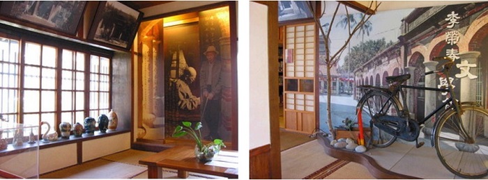 李榮春老師生前期的鐵馬也安置在文學館玄關處