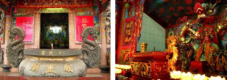 左：威靈廟(莊雅惠 攝) / 右：中興宮(莊雅惠 攝)