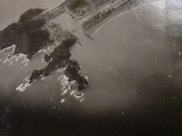 圖1：美軍偵察蘇澳港照片。(來源：美國國家檔案館（NARA）)