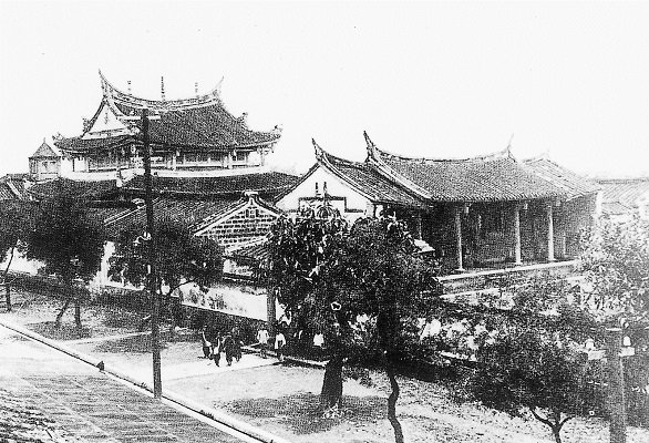 舊孔子廟的形制仿自台南孔廟，有｢全台最美的大成殿｣之譽。（宜蘭縣史館提供）