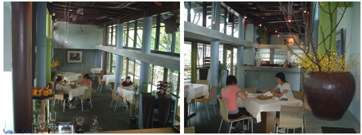 左圖為宜蘭博物館之窗資訊區/右圖為芸堂人文咖啡。