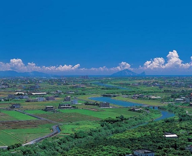 蘭陽平原風景圖。