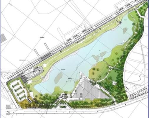 圖二：本館景觀配置圖。