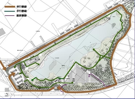 全區動線計畫。