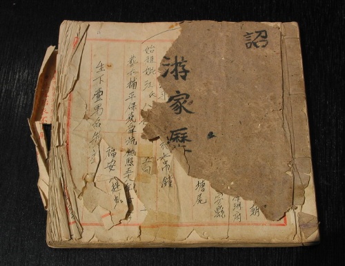 作者家藏族譜 (游建峰 提供)