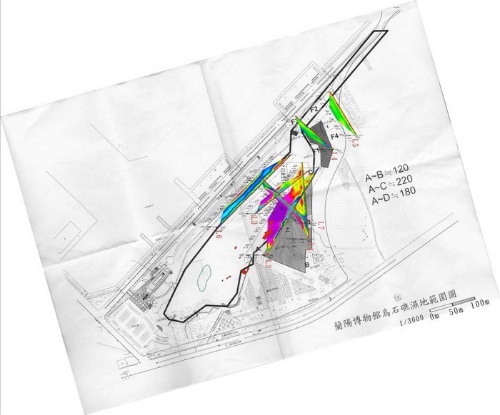 圖11 L1~L7七條測線所呈現之地電阻影像剖面