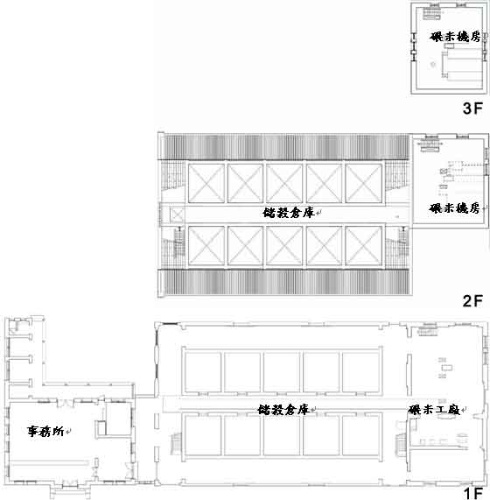 二結穀倉主體建築平面配置復原圖