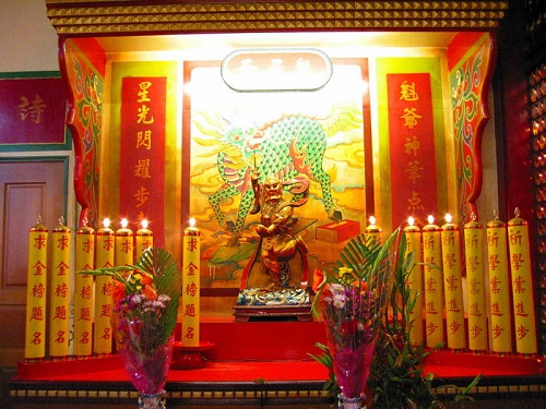 現供奉於文廟內的魁星爺