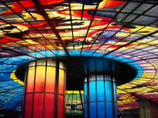 高雄美麗島站的公共藝術--光之穹頂