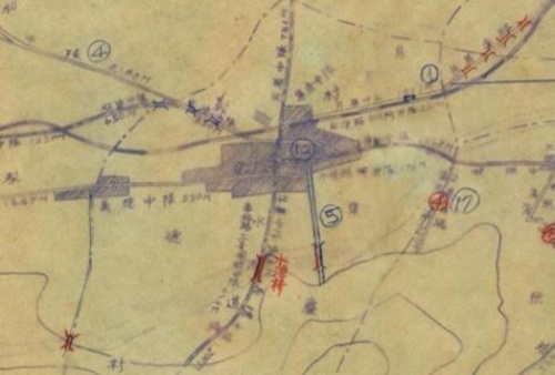 1946年市街便道整修計畫圖(三星鄉公所檔案室 提供)