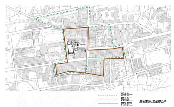 三星市街的生活步道