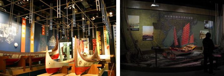 左：國立臺灣史前文化博物館 / 右：中國泉州博物館