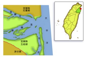 蘭陽溪沖積海岸主要由蘭陽溪及其支流宜蘭河、冬山河沖積而成