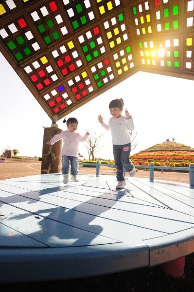 孩子與陽光的約會