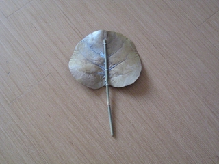 「海葡萄葉＋竹柄」扇子