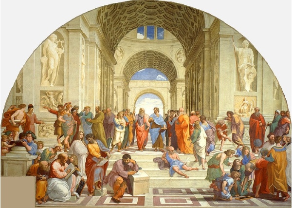 《雅典學院》（La scuola di Atene），拉斐爾創作的一幅壁畫，現存於羅馬的梵蒂岡博物館拉斐爾畫室中