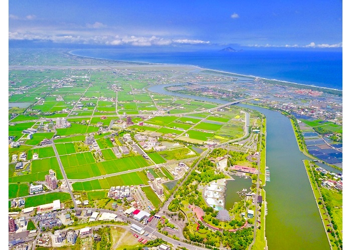 壯闊的蘭陽平原。智邦數位提供