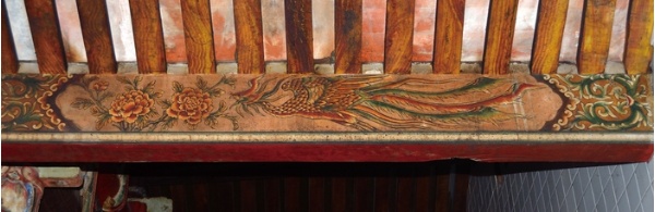 宜蘭市城隍廟前殿左廂城隍夫人宮檐廊彩繪（曾水源先生作品）