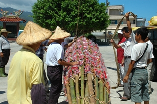 在下埔里所製作的傳統飯棧
