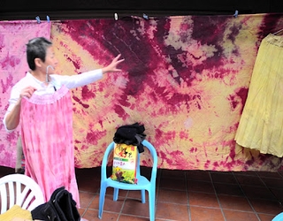 植物手染布的秘密