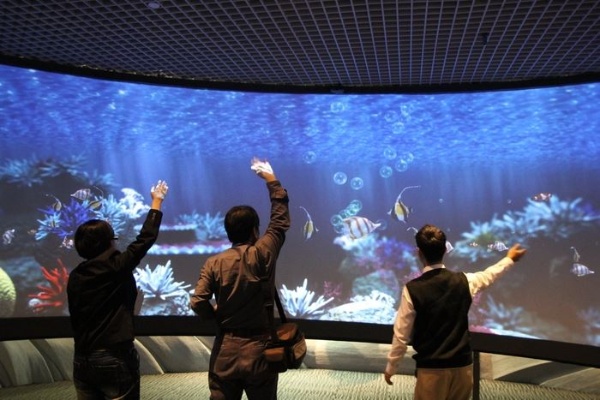 海洋劇場的新內容於102年農曆春節，正式對遊客開放