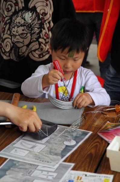 這位是「金鯉魚製作」活動年紀最小的參與者