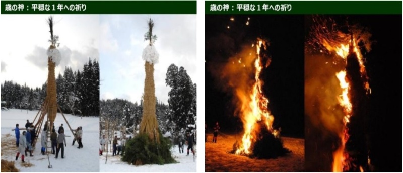 火的祭典：「賽神祭」，強烈火的力量代表村莊的信念，隨著火勢的猛烈，這一年就可以趨吉避凶。