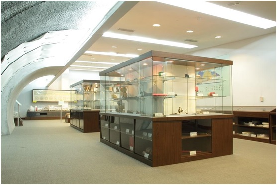 雪山隧道文物館展廳，2019年攝。高速公路局北區養護工程分局坪林交通控制中心提供