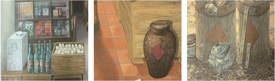 刻劃出不同物品該有的質感表現