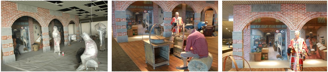 開館前的清潔、防塵保護作業及試營運期間的整體情形。