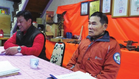 匠師李慶堂與長子李傳葉共同受訪