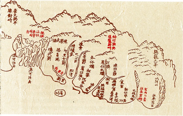 根據花蓮太魯閣族與宜蘭南澳泰雅族的傳說，曾列入「噶瑪蘭三十六社」的猴猴人原居住在花蓮立霧溪口一帶，因受不了太魯閣族的獵首而往北進入蘇澳山地，結果在此遭遇了南澳的泰雅族，不得不又前進到利澤簡的海邊。1730年(雍正8年)「雍正聞見錄台灣後山圖」，註明「猴猴往來穿林而行」，似乎印證著猴猴人的境遇。取自《雍正聞見錄》